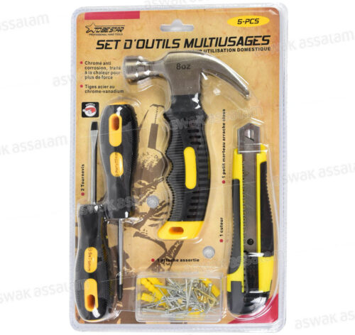 SET D’OUTILS MULTIUSAGES 5 PIECES