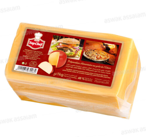 FROMAGE EDAM BLOC 1KG TOP CHEF