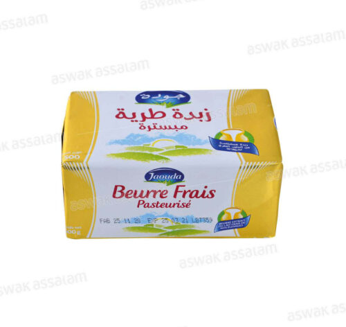 BEURRE PASTEURISE 500G JAOUDA