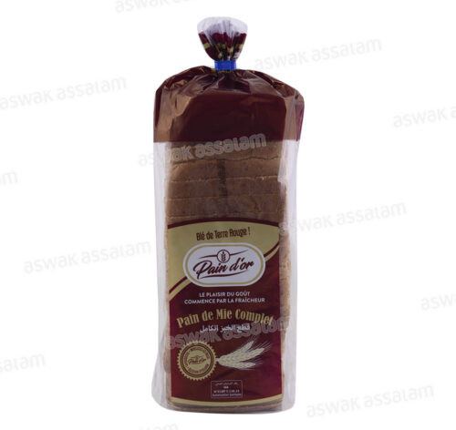 PAIN DE MIE BLE COMPLET 470G PAIN D’OR