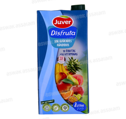 NECTAR 10 FRUITS + 10 VITAMINES SANS SUCRE 2L JUVER DISFRUTA