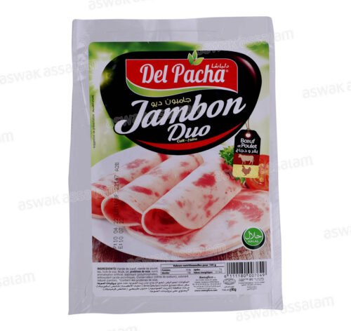 JAMBON DUO DE BOEUF ET POULET 80G DEL PACHA