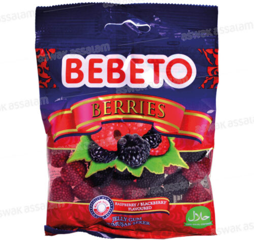 GOMMES BERRIES 80G BEBETO