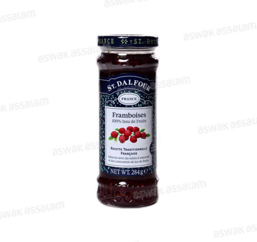 CONFITURE DE FRAMBOISES SANS SUCRE 284G ST DALFOUR
