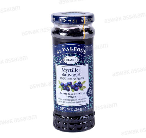 CONFITURE DE MYRTILLES SANS SUCRE 284G ST DALFOUR