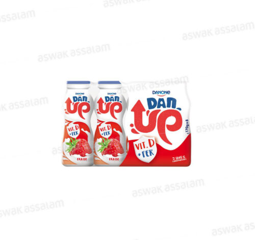 YAOURT A BOIRE DANUP FRAISE 8*170G PACK DANONE