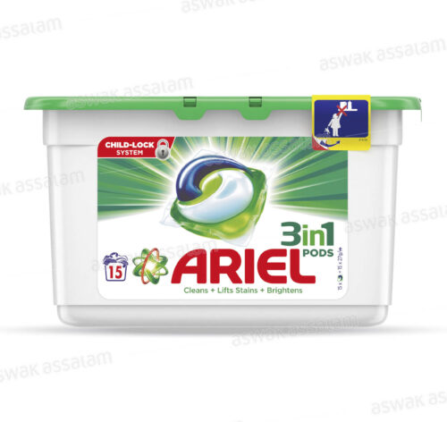 LESSIVE PODS 3EN1 15 DOSES ARIEL