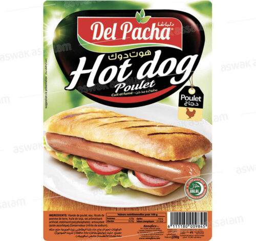 HOT DOG POULET 250G DELPACHA