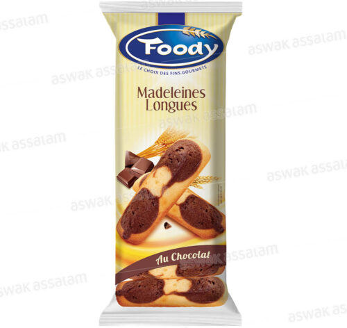 MADELEINES LONGUES AU CHOCOLAT 250G FOODY
