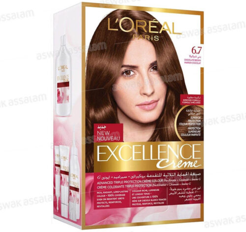 COLORATION 6.7 CHOCOLAT BROWN EXCELLENCE