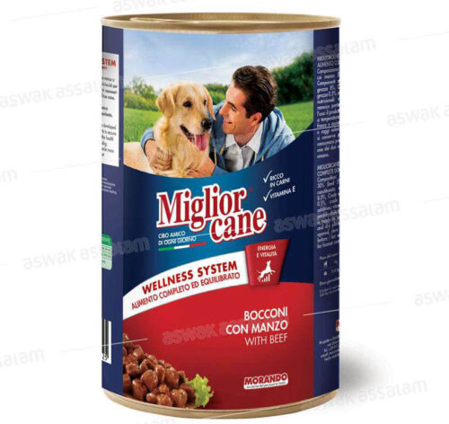 BOEUF 1.25KG POUR CHIEN MIGLIOR CANE MORANDO