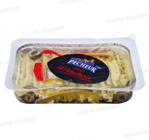 FILETS D’ANCHOIS MARINES A LA PROVENCALE 180G LE P’TIT PECHEUR