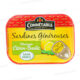 SARDINES GENEREUSES MARINADE CITRON BASILIC 140G CONNETABLE