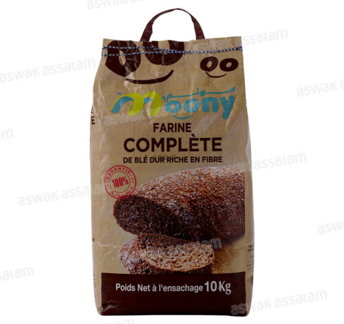 FARINE COMPLETE DE BLE DUR 1KG MOONY