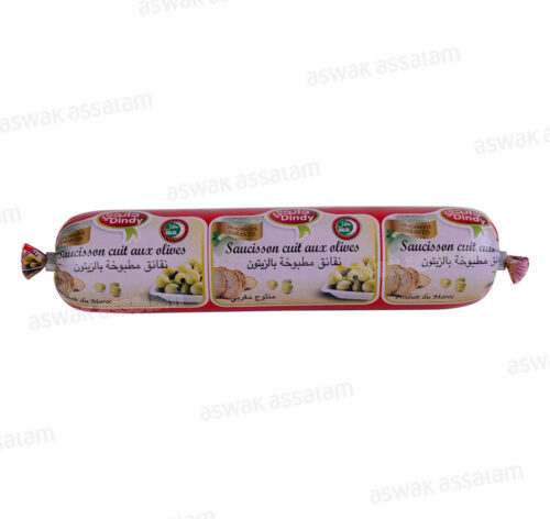SAUCISSON DE DINDE AUX OLIVES 200G DINDY