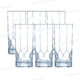 6 VERRES A EAU FORME HAUTE 31CL OCTIME DIAMOND LUMINARC