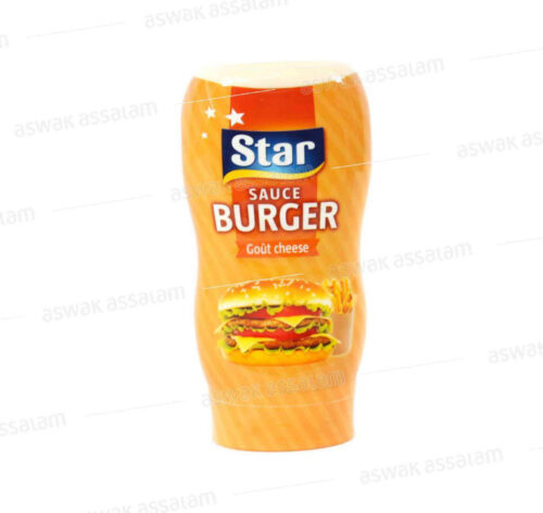 SAUCE BURGER GOUT DE CHEESE TETE EN BAS 305ML STAR
