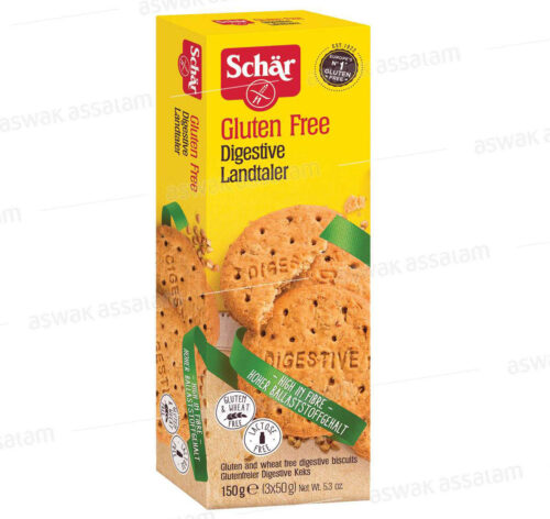 BISCUIT DIGESTIVE SANS GLUTEN 150G SCHAR