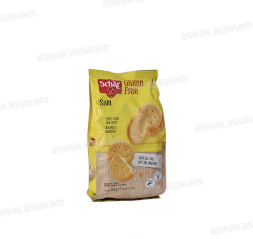 BISCUIT SALE SANS GLUTEN 175G SCHAR