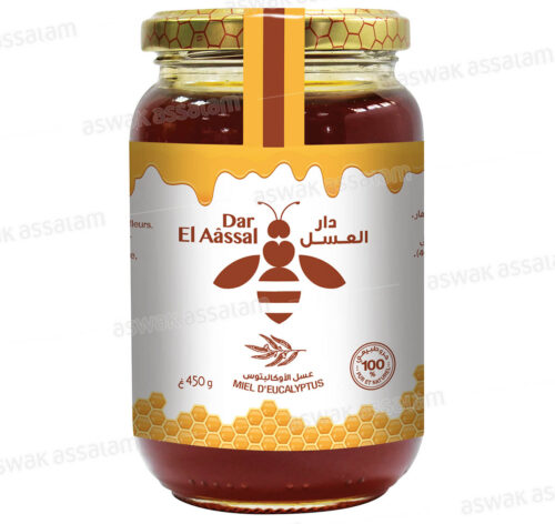 MIEL EUCALYPTUS VERRE 450G DAR EL AASSAL