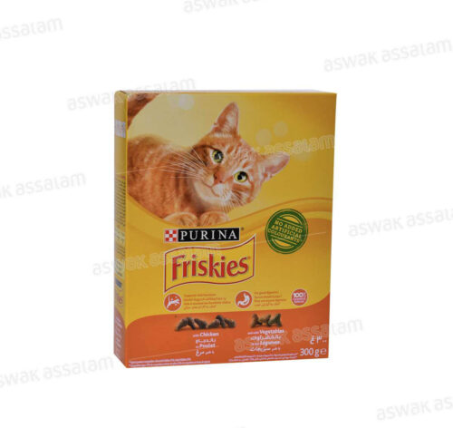CROQUETTES POULET & LEGUMES 300G POUR CHAT FRISKIES