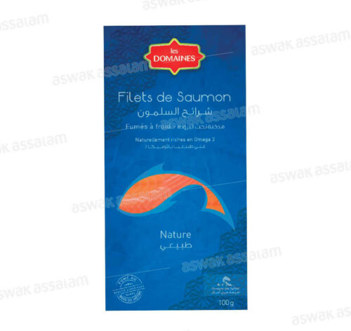 FILETS DE SAUMON FUMÉS 100G LES DOMAINES