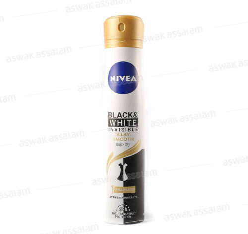 DEODORANT BLACK & WHITE SILKY SMOOTH 200ML NIVEA