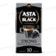 CAFE STRONG BOITE 10 CAPSULES COMPATIBLES ASTA BLACK