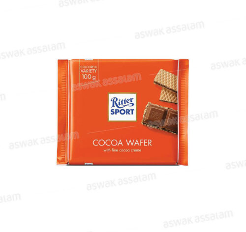 CHOCOLAT NOIR AMANDE ORANGE 100G RITTER SPORT
