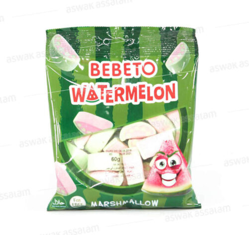 BONBONS MARSHMALLOW WATERMELON 60G BEBETO