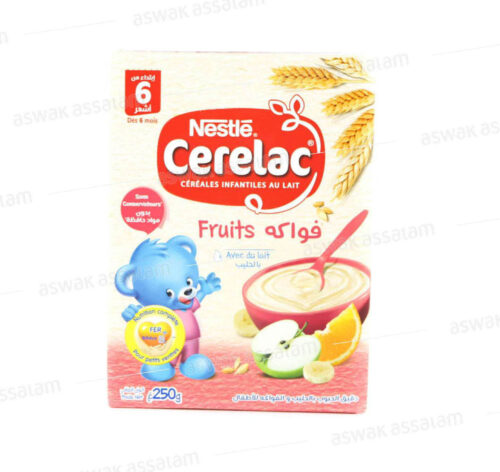 CEREALES INFANTILES AUX FRUITS 250G CERELAC