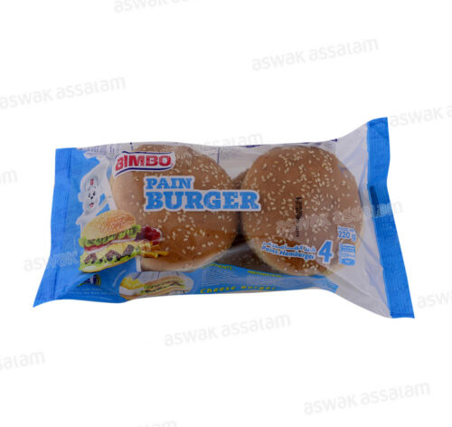 PAIN BURGER AU SESAME 4 UNITES BIMBO