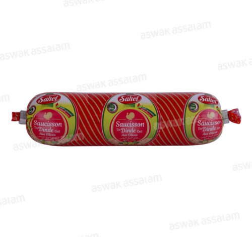 SAUCISSON DE DINDE AUX OLIVES 90G SAHEL