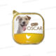 PATE POULET EN BARQUETTE POUR CHIEN 300G ECO OSCAR