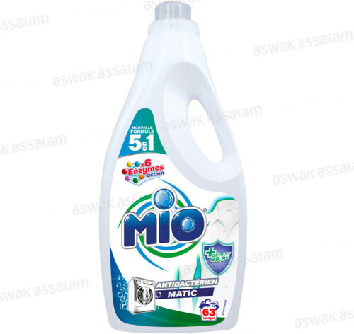 LESSIVE LIQUIDE ANTIBACTERIEN 5 EN 1 3L MIO