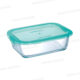 BOITE DE CONSERVATION RECTANGULAIRE EN VERRE 82CL KEEP'N BOX LUMINARC