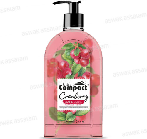 SAVON LIQUIDE MAINS CRANBERRY 500ML ULTRA COMPACT