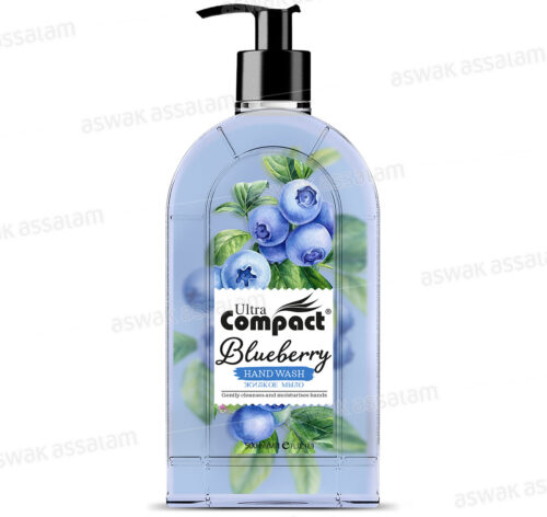 SAVON LIQUIDE MAINS BLUEBERRY 500ML ULTRA COMPACT