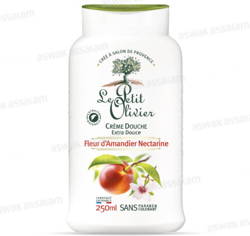 CREME DOUCHE FLEUR D’AMANDIER NECTARINE 250ML LE PETIT OLIVIER