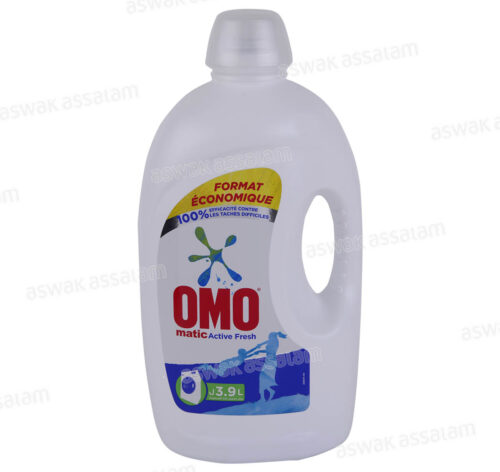 LESSIVE LIQUIDE MATIC ACTIVE FRESH 3.9L OMO