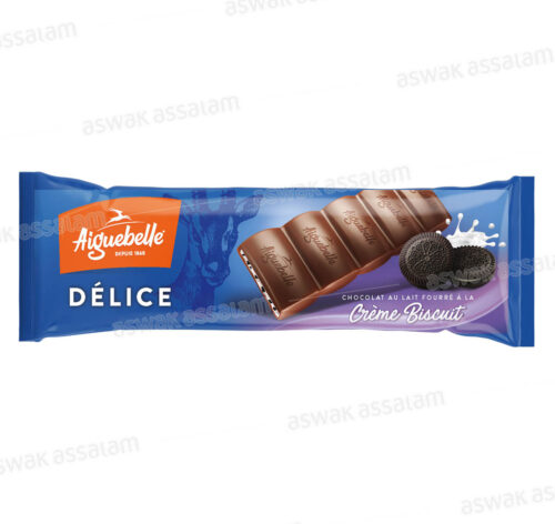 CHOCOLAT AU LAIT FOURRE A LA CREME BISCUIT 36G DELICE AIGUEBELLE