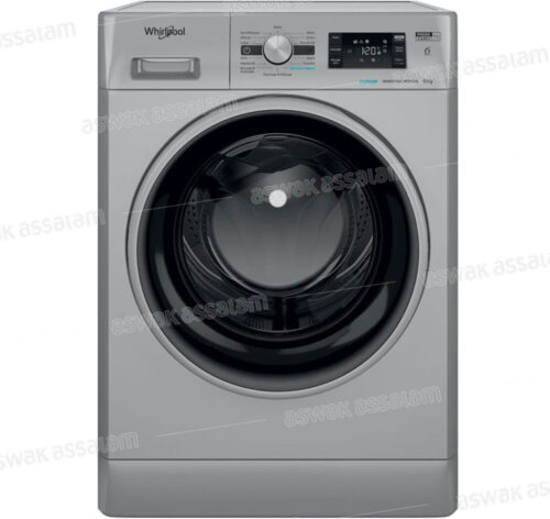 MACHINE A LAVER 8KG 1200 TOURS SILVER FFWB 8248 SBS WHIRLPOOL