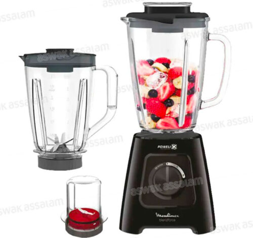 BLENDER AVEC BOL 1,75L + BOL GRATUIT 600W BLENDFORCE LM42R810 MOULINEX