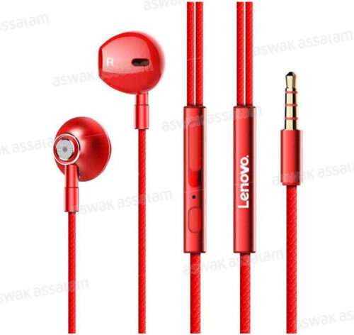 ECOUTEURS FILAIRES HF140 ROUGE LENOVO