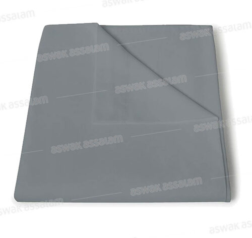 DRAP PLAT COTONELLE 180*270CM GRIS CLAIR RICHBOND