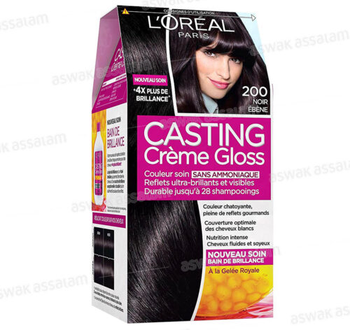COLORATION CREME GLOSS NOIR EBEN 200 CASTING L’OREAL