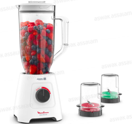 BLENDER XXL BOL 2,8L 600W + 2 MOULINS LM458110 BLENDFORCE MOULINEX