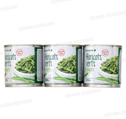 HARICOTS VERTS COUPES 3*200G FRANPRIX