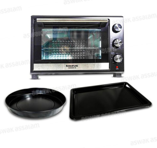 FOUR VENTILE HARMONY 45L 1800W DOUBLE VITRAGE AVEC 2 PLATEAUX TAURUS