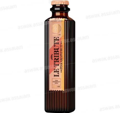 BOISSON GAZEUSE AU JUS NATUREL DE PAMPLEMOUSSE ROSE 200ML LE TRIBUTE